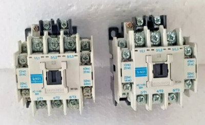 MITSUBISHI S-N21 MAGNETIC CONTACTOR 100-110V LOT OF 2 PCS NEW FAST SHIPPING
