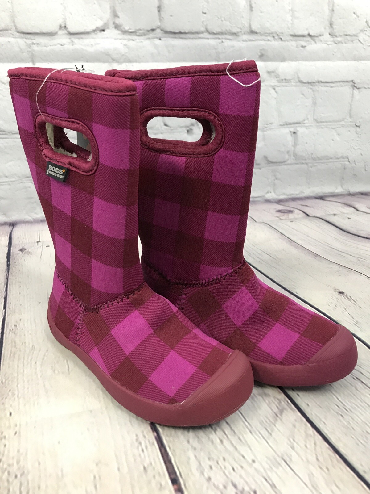 buffalo plaid womens boots