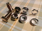 8pcs screw set seat belt fine thread special screws 7/16 UNF 25mm %