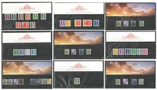 2013 - 16 Machin & Regional Presentation Packs 96 to 104. Each sold separately.