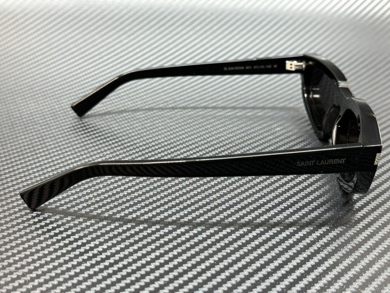 SAINT LAURENT SL 634 NOVA 001 Occhiali da sole medi da donna grigio posteriore 61 mm