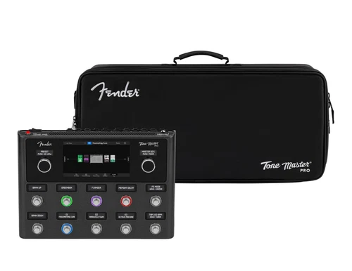 Fender Tone Master® Pro Multi-Effects Pedal with Tone Master® Pro Gig Bag -Black