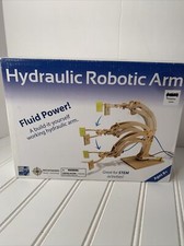 Hydraulic Robotic Arm Wooden Kit STEM Educational Engineering Toy NEW IN BOX