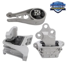 3PCS Engine Mounts & Automatic Trans Mount Set For Chevrolet Equinox 1.5L L4 FWD