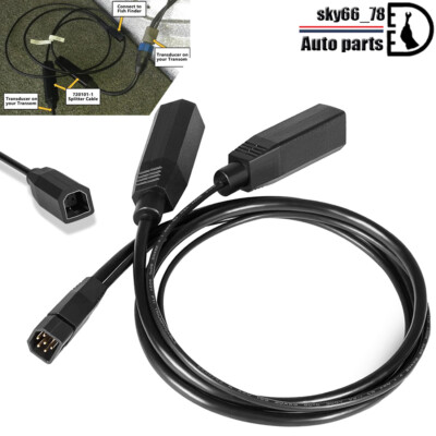 for Humminbird 720101-1 9 M SIDB Y 9 Pin Side Imaging Dual Beam Splitter Cable