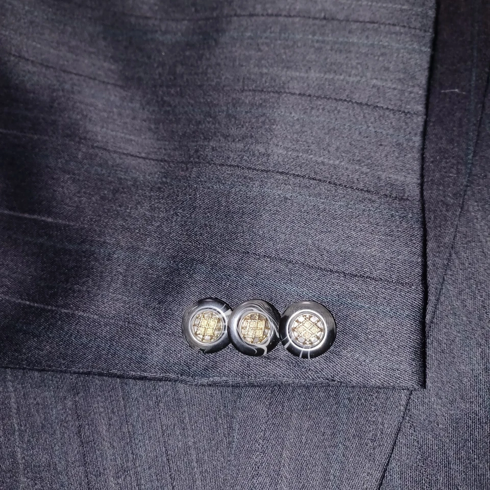 Blazer Para Hombres 40R Gris Traje Chaqueta Abrigo Deportivo Entrevista Baile de graduación Elegante Elegante Foto 4 de 4