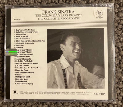 FRANK SINATRA The Columbia Years 1943-1952 Volume 9 (1993