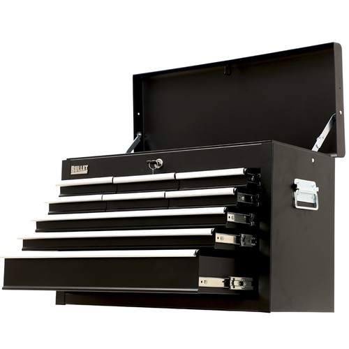 BULLET Pro 9 Drawer Tool Box Chest Organiser Mechanic Garage Storage Toolbox Set - Picture 8 of 8