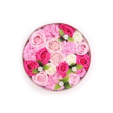 Elegant Pink Soap Flowers in a Box  For All Occasions
