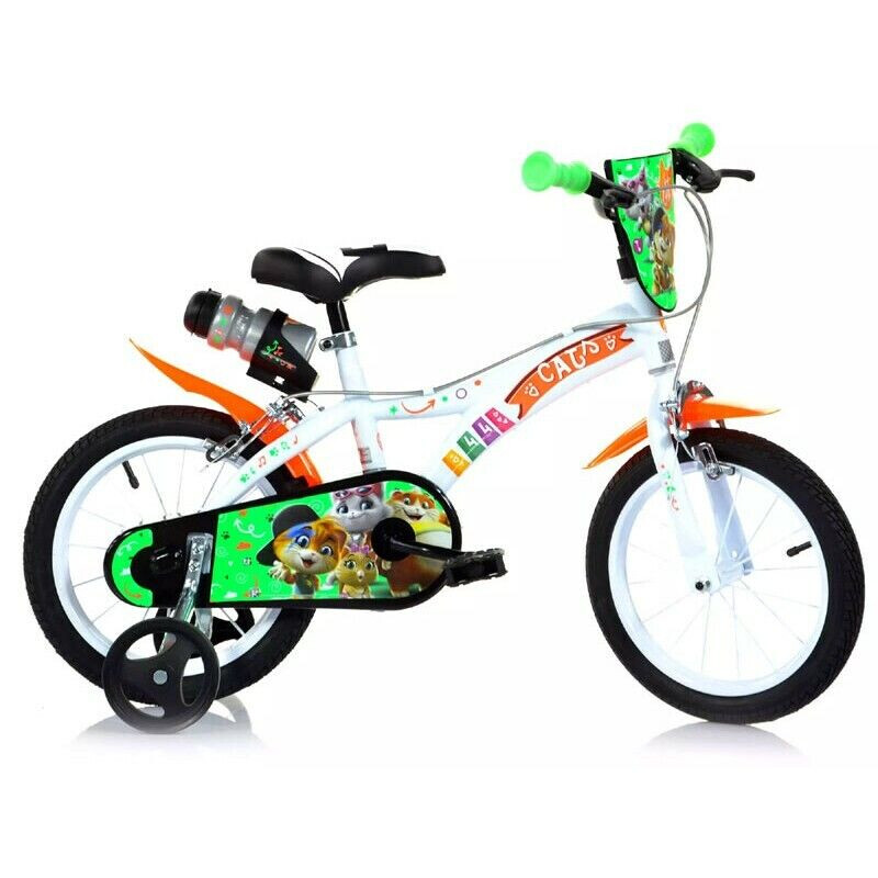 BICI 14 44 GATTI BICICLETTA BAMBINO DINO BIKES PER BIMBI 95-127CM