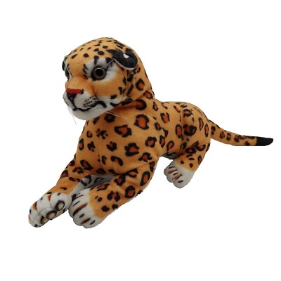 Goffa Leopard Cheetah Plush Wildcat Stuffed Animal 