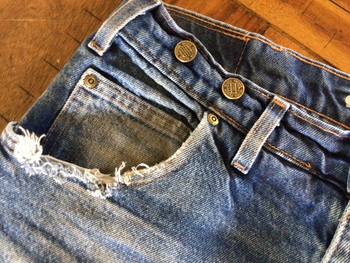 PRSN BLU Prison Blues Denim Jeans Men’s Size 38x34 Inmates Made Distressed - Picture 2 of 6