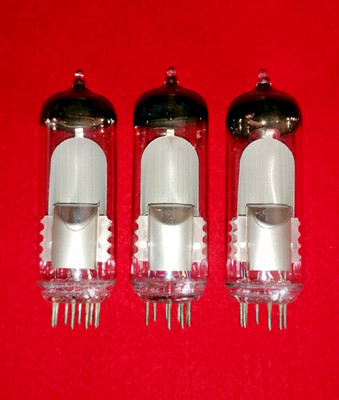 1x EM80 = 6E1P RUSSIAN NEU Röhre geprüft 6Е1П Tube NEW 6BR5 Valve Valvula B-Ware