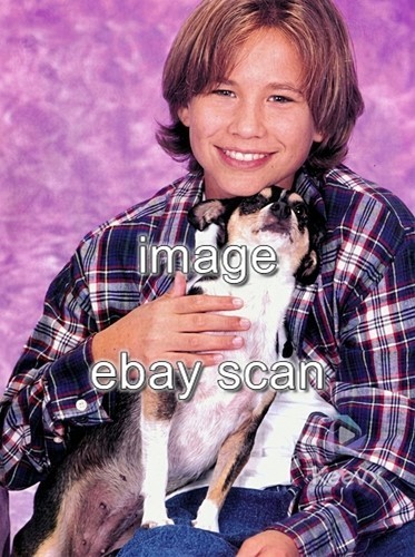 JONATHAN TAYLOR THOMAS AND PUPPY DOG   8X10 PHOTO 88
