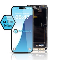 Iphone 14 Pro Max Display Soft Oled Schwarz Ersatz Bildschirm Touchscreen Neu