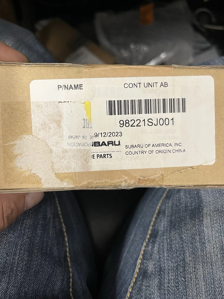 Fits Forester (2019 - 2021) Control Unit AB. Part Number: 98221SJ001 - Image 3 of 3
