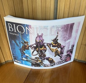 LEGO Bionicle Glatorian Tarix #8981 Complete Printed Instructions