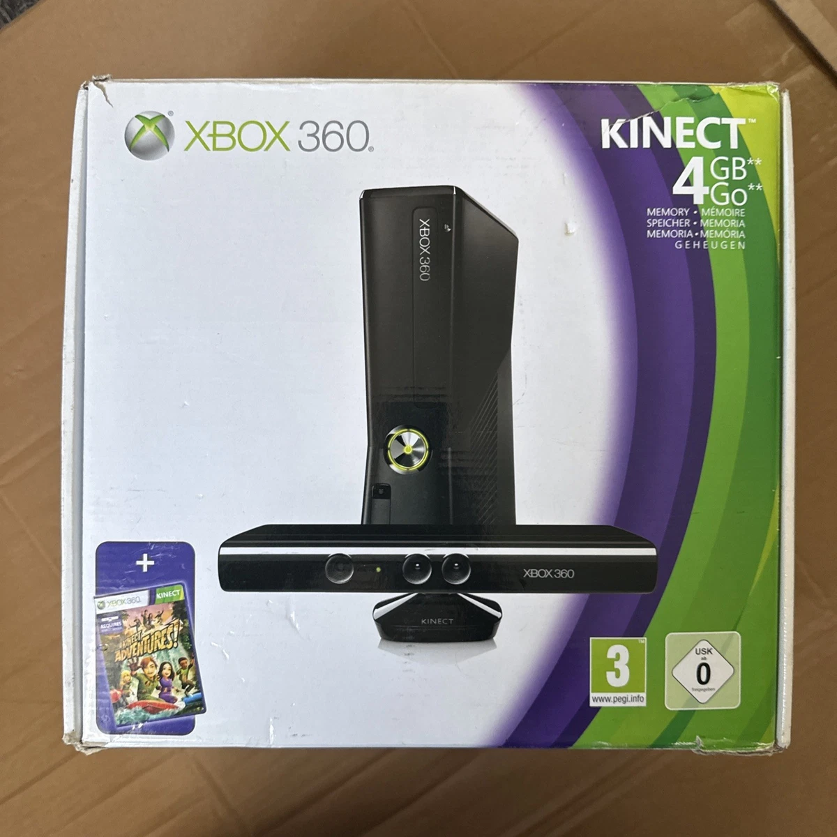 Console Xbox 360 Spécial Edition - Avec Kinect, Jeux Et Boîte - Occasion