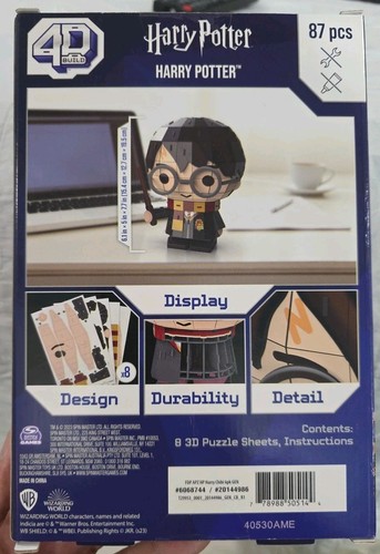 4d build harry potter character 3d puzzle model kit 87 pcs | Wizarding World! - Picture 2 of 2