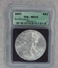 2001 BU American Silver Eagle ICG MS70 (113)