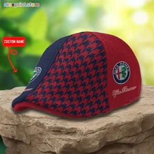 Alfa Romeo Ivy Cap Alfa Romeo 6 Panel Hat Alfa Romeo Driver Hat Car Flat Cap