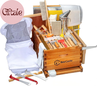 #ad #ad 8 Frame Bee Hives and Supplies Starter KitBeehive Kit Dipped in 100% BeeswaxBe $186.96