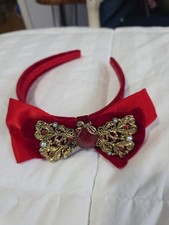 DISNEY PARKS PRINCESS SNOW WHITE HEAD BAND COSTUME ACCESSORY NEW