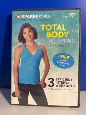 Total Body Sculpting w/Coach Nicole (DVD) 3-Workouts    .BRAND NEW & SEALED!