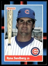 Ryne Sandberg 1988 Donruss #242 Chicago Cubs FREE SHIPPING AutographDen