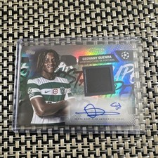 Topps Geovany Quenda Autograph Relics Sporting CP /125 Soccer Card 2025-26
