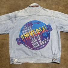 Vintage 1993 Universal Studios Florida Made In USA Denim Jacket L
