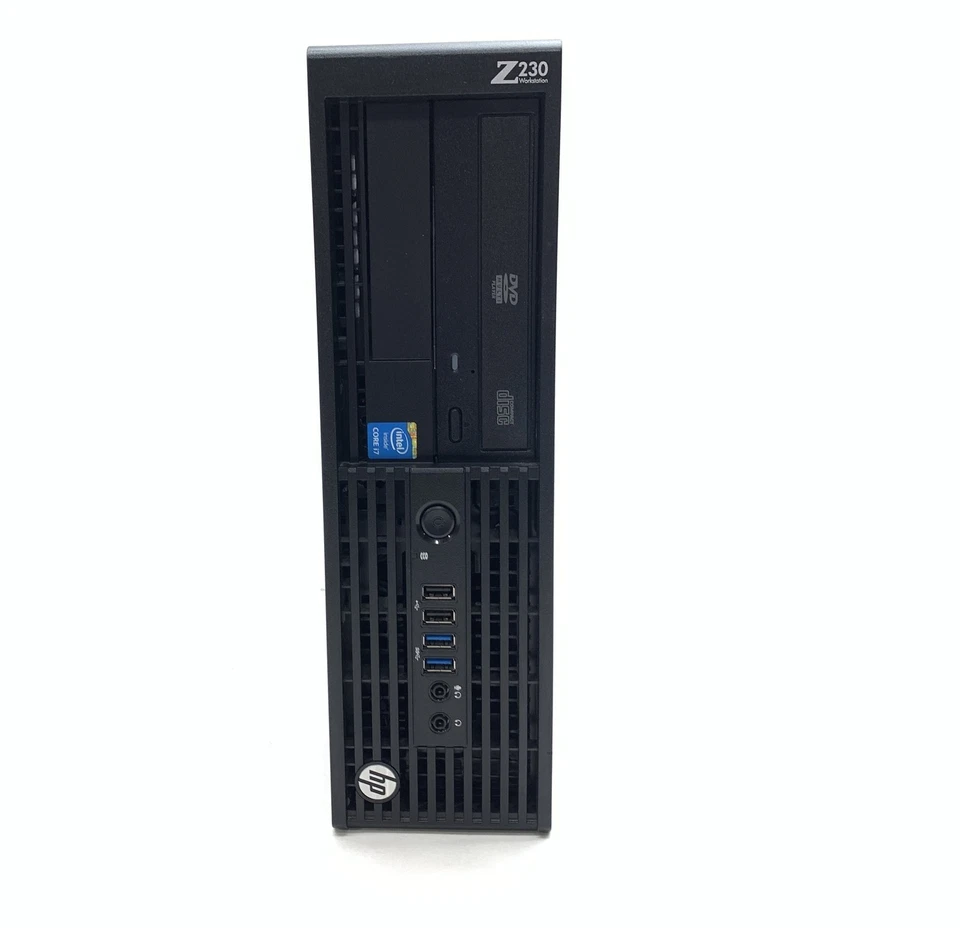 HP Z230 SFF Workstation PC i7-4770 3.40GHz 16GB 800GB SSD NO/OS GeForce GT720 - Image 2 of 4