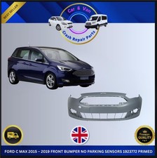 FORD C MAX 2015 – 2019 FRONT BUMPER NO PARKING SENSORS 1923772 PRIMED