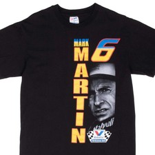 VINTAGE NASCAR MARK MARTIN 1990S TEE SHIRT MEDIUM