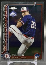 2025 Topps Pro Debut #PDC-8 Travis Sykora Fredericksburg Chrome Pro Debut