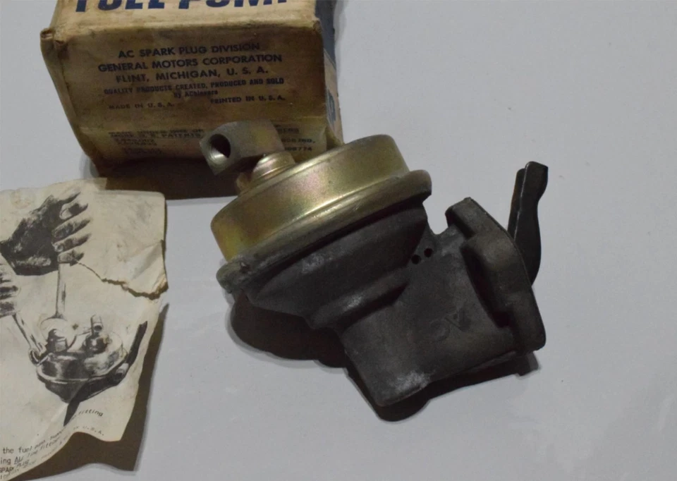 NOS 1955 1956 1957 Chevrolet V8 AC Fuel Pump 4460 6414447 Corvette Bel Air C110 - Изображение 3 из 4