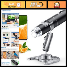 Wireless Digital Microscope 50X-1000X Magnification WiFi Handheld HD USB Camera