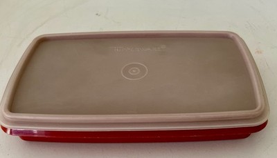 Vintage Tupperware 9''x5'' Deli Meat/ Cheese Container 817-13 And 816-15