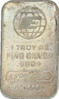 Engelhard Globe 1 Troy Ounce Fine Silver Bar .999 Silver