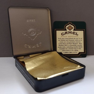 VTG Camel Rare Cigarette 2002 Special Edition Tin Reynolds Menthol Reserve Empty