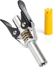 Grease Gun Accessory Kit, Double Handle Coupler with Zerk Fitting Double-Handle