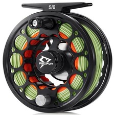 Piscifun Sword Fly Fishing Reel 5/6wt, Pre-Loaded CNC-Machined Aluminum Alloy