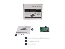 Startech SAT32M225 M.2 SSD to 2.5in SATA Adapter 6Gbps
