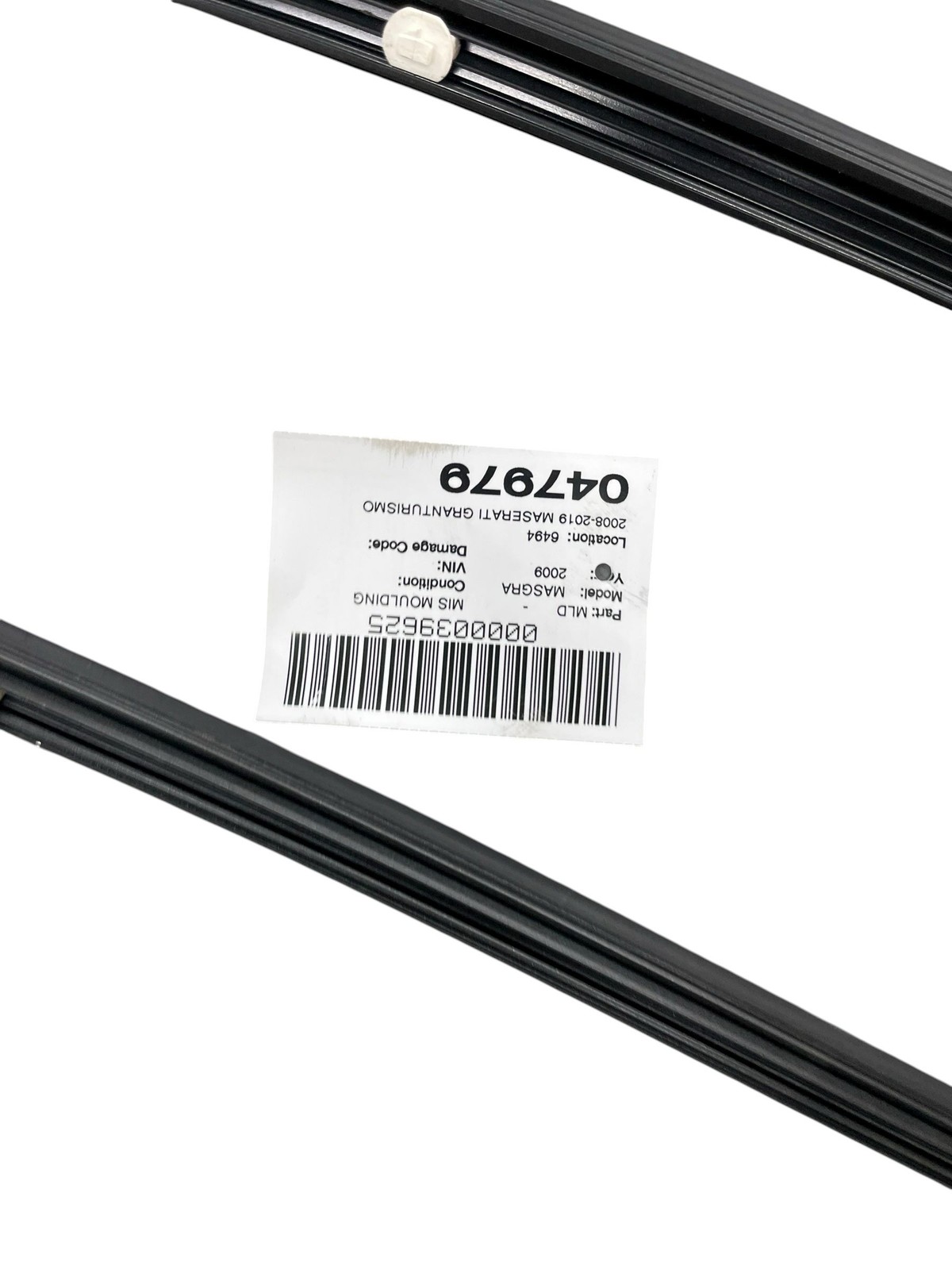 2008-2019 MASERATI GRANTURISMO DOOR TRIM MOULDING COVER NERO PASTELLO (NER) SET