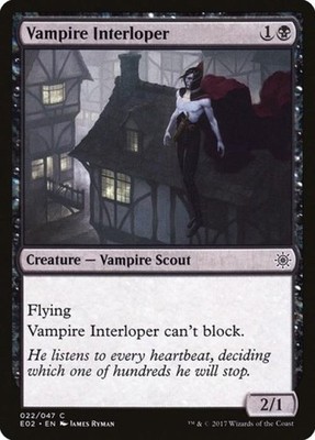 Vampire Interloper - E02 MTG - Light Play