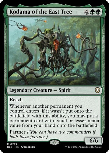 Kodama of the East Tree 0227 MTG BLC  Rare NP