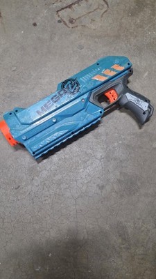 NERF Magnus Teal Zombiestrike Color Mega Blaster Has Sunfading