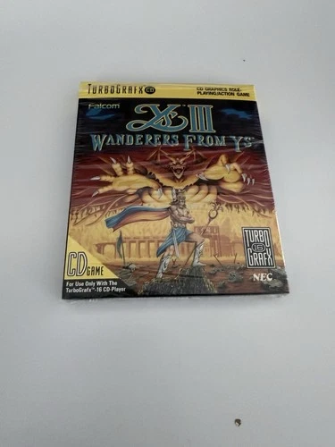 Ys III: Wanderers From Ys Complete In Box! TurboGrafx 16 CD NEC DUO Falcom Y's