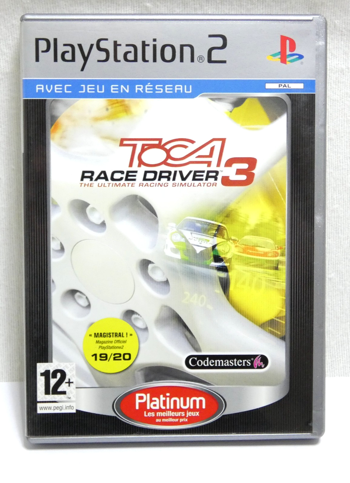 TOCA RACE DRIVER 3 JEU COURSE AUTO PS2 AVEC NOTICE CONSOLE PLAYSTATION 2 FRA