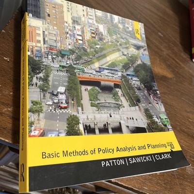 Basic Methods of Policy Analysis & Planning by Clark etc  2016 3rd Ed  Paperback